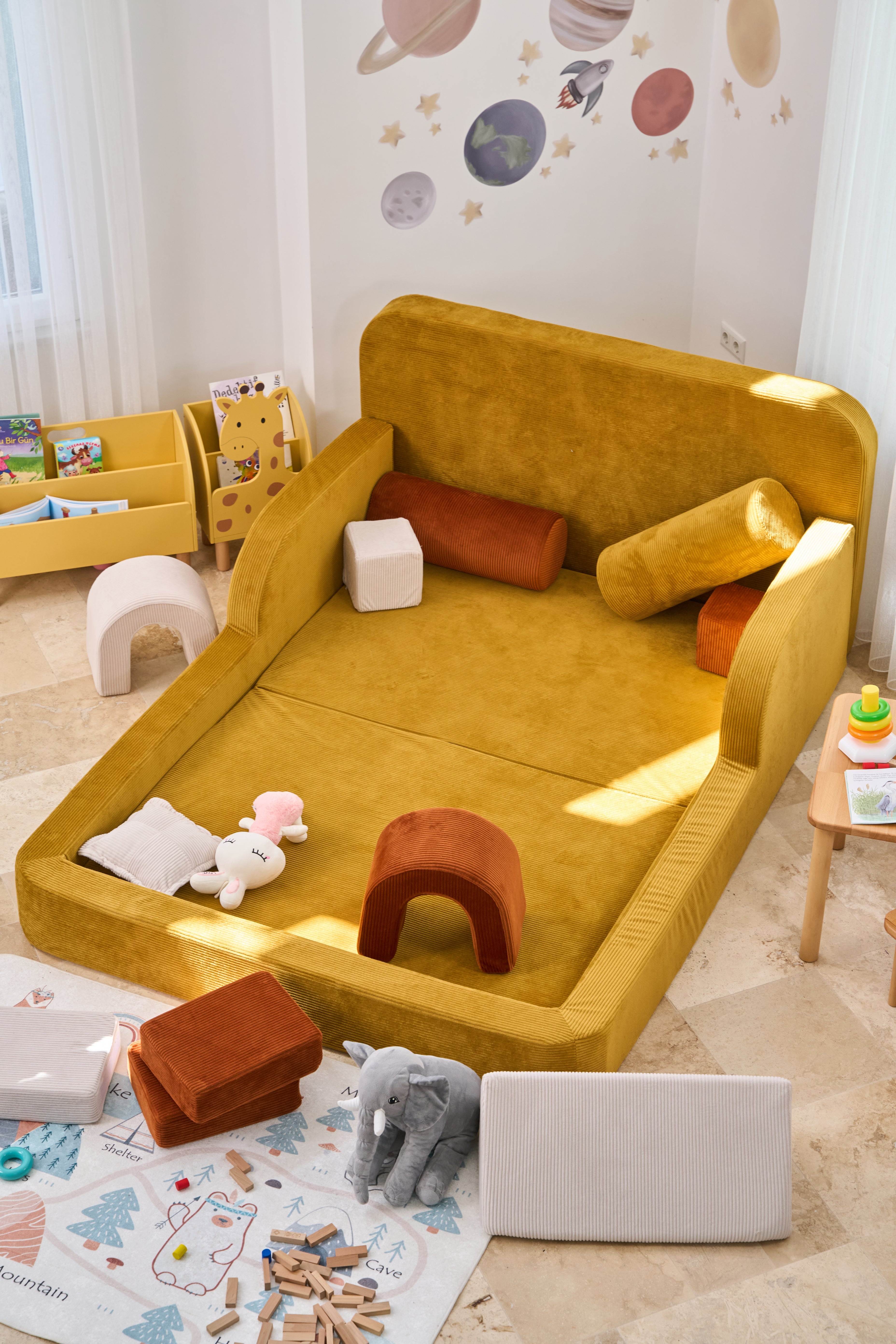 Çift Kişilik Funbed® Hardal