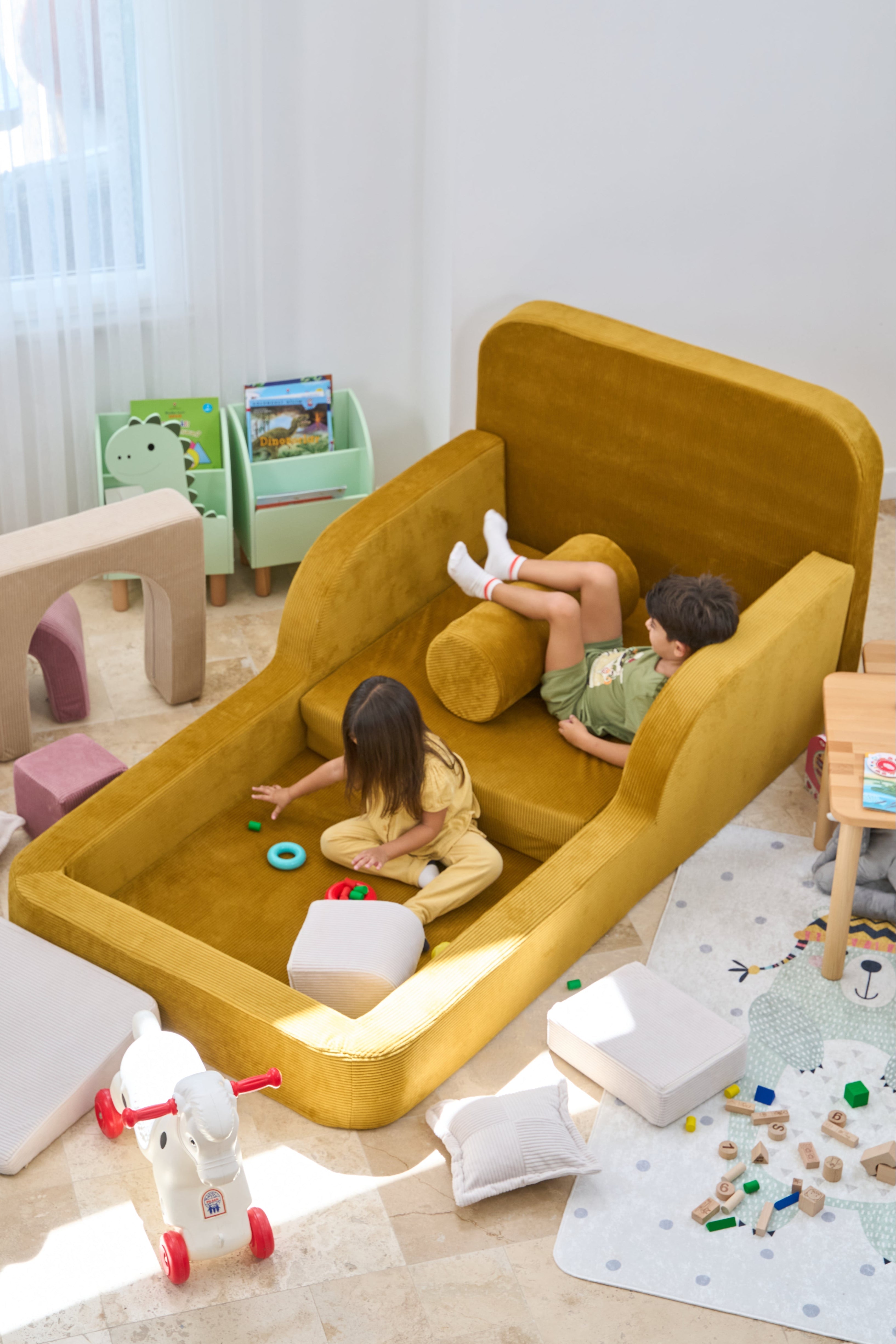 Tek Kişilik Funbed ® Hardal