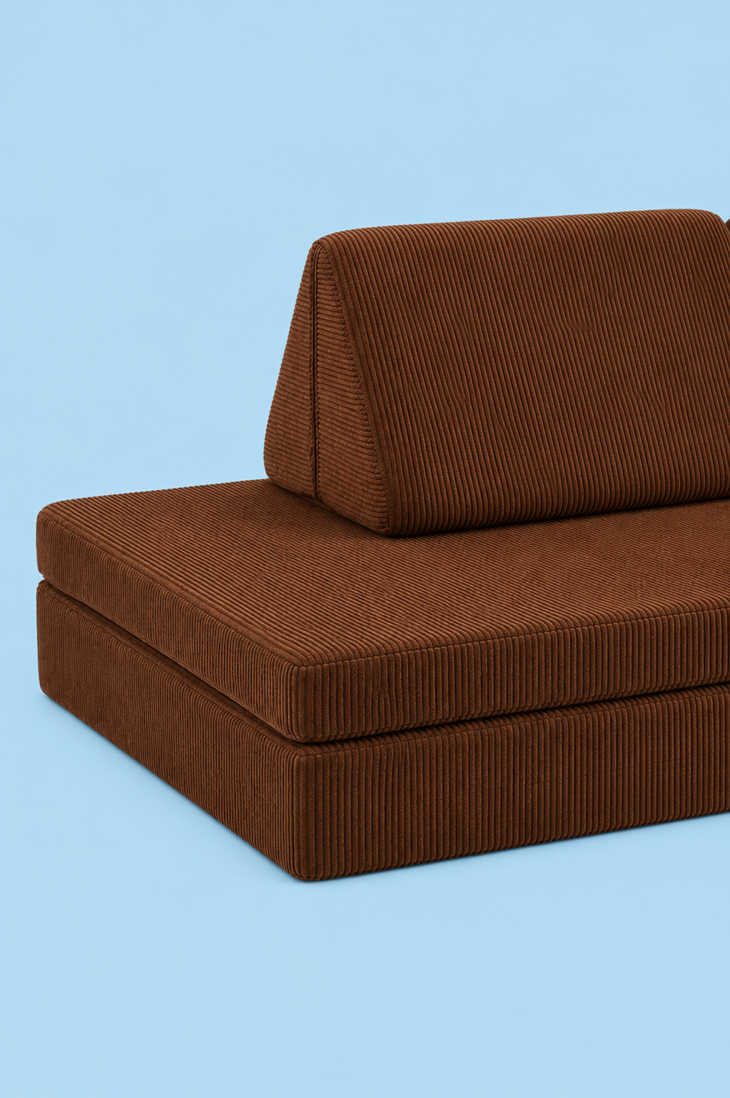 Funbed Sofa Çocuk Oyun Koltuğu, Modüler Katlanır Yatak ve Oyun Minderi Seti, Süngerli Güvenli Çocuk Kanepe